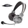 ZEBRONICS ZEB SUPREME USB WITH MIC Wired Headset (Black, Silver, On the Ear)