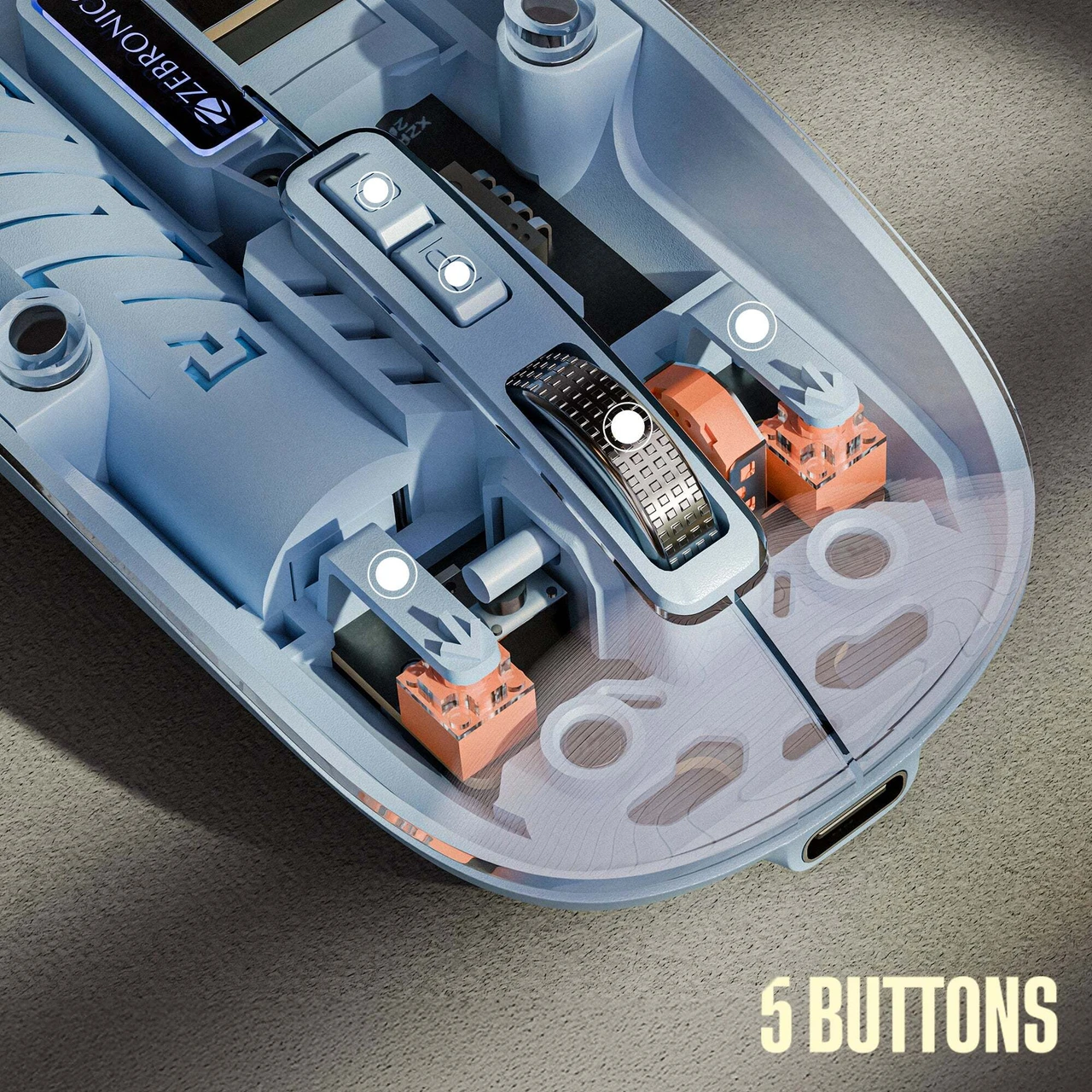 CORDLESS MOUSE -ZEB SHEER 10 - Image 3